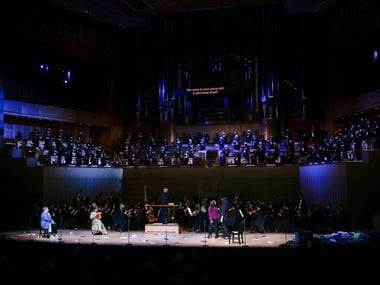 Semi-staged Dallas Symphony Orchestra performance of Tchaikovsky's opera 'Eugene Onegin,'...
