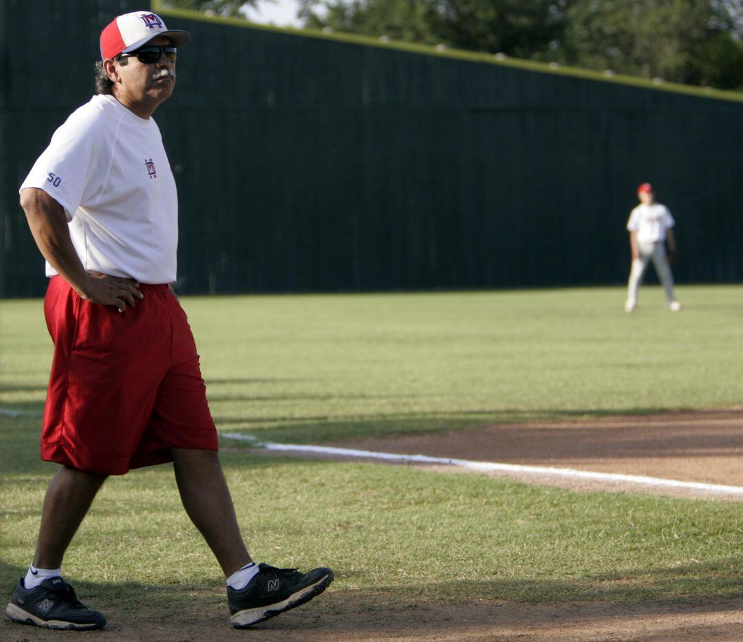 ORG XMIT: *S1907D3D2* DISD superintendent and Dallas Mustangs coach Michael Hinojosa during...