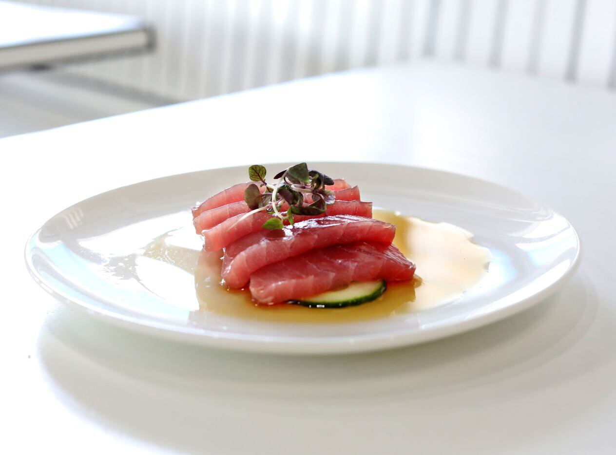 Tuna sashimi is one of three sashimi options at Temakeria in Dallas.