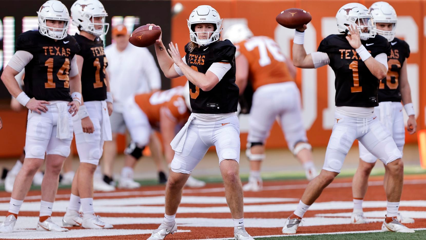 Former Southlake Carroll quarterback Quinn Ewers transferred from Ohio State to Texas this...