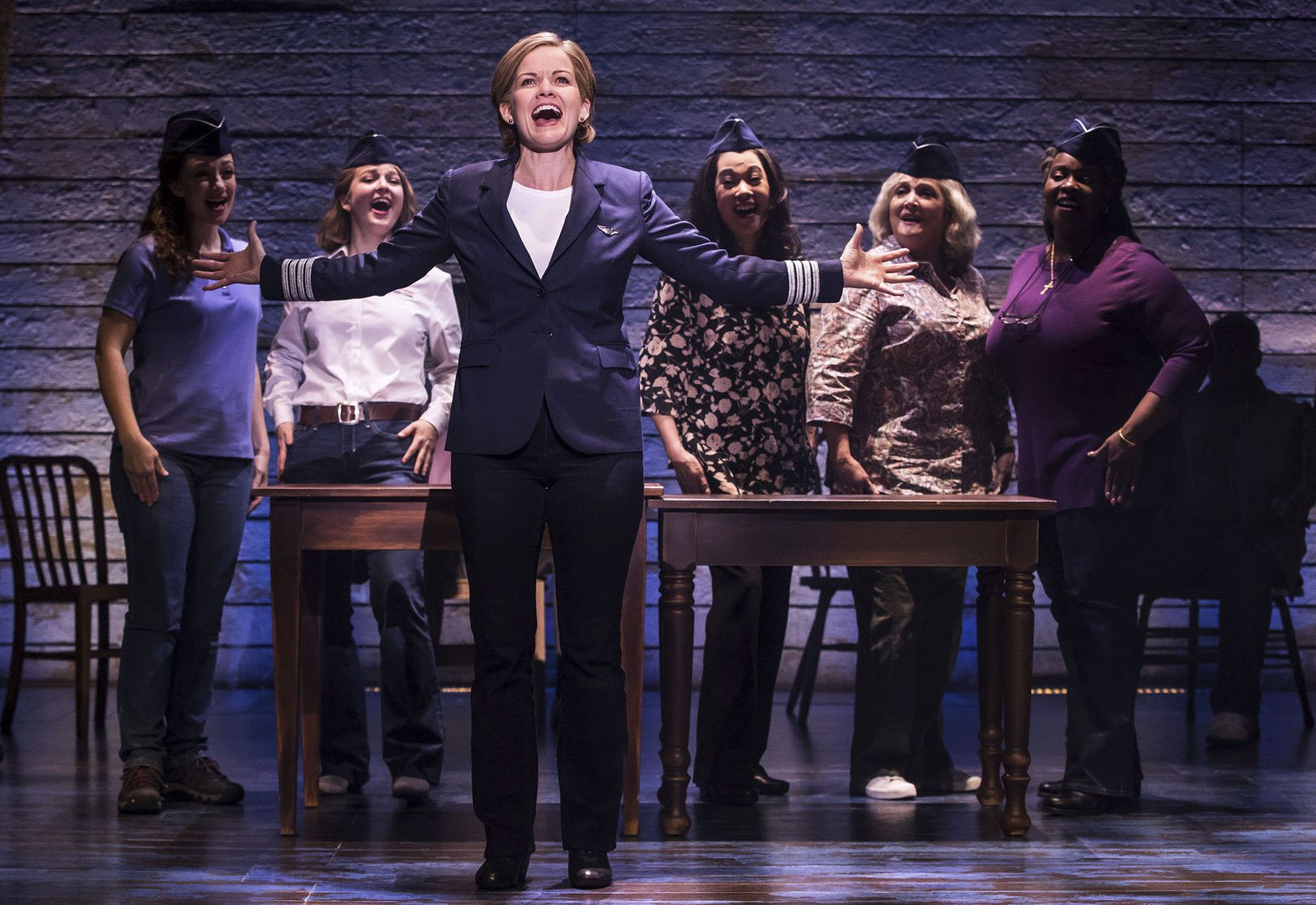 A scene from Come from Away, which is coming to Bass Performance Hall in Fort Worth. The...