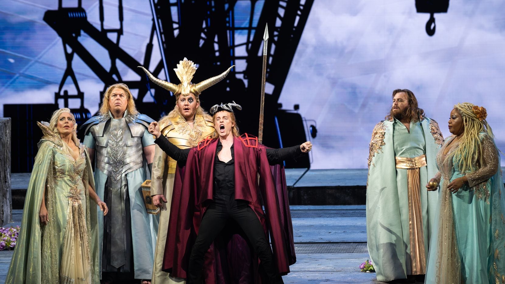 The Dallas Opera production of Das Rheingold at the Winspear Opera house 