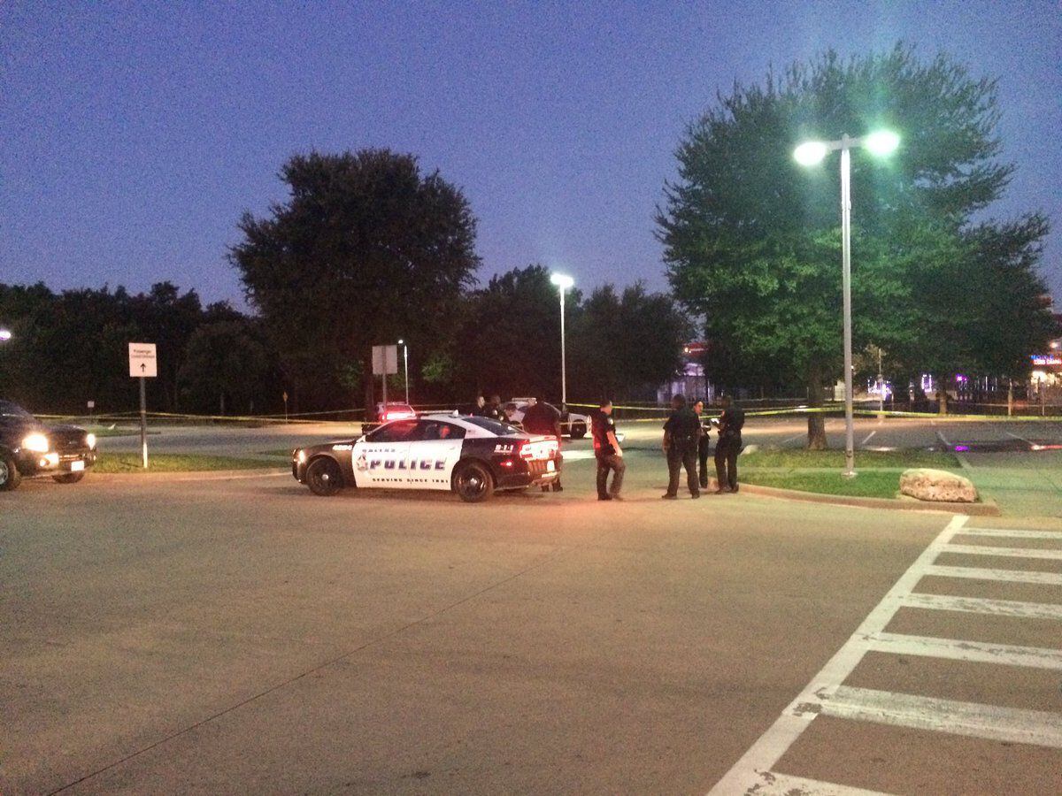 A man was reportedly shot in the parking lot of the DART station on Forest Lane early Monday.