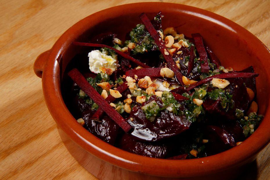 Roasted beets at Tapas Castile at Trinity Groves in Dallas 