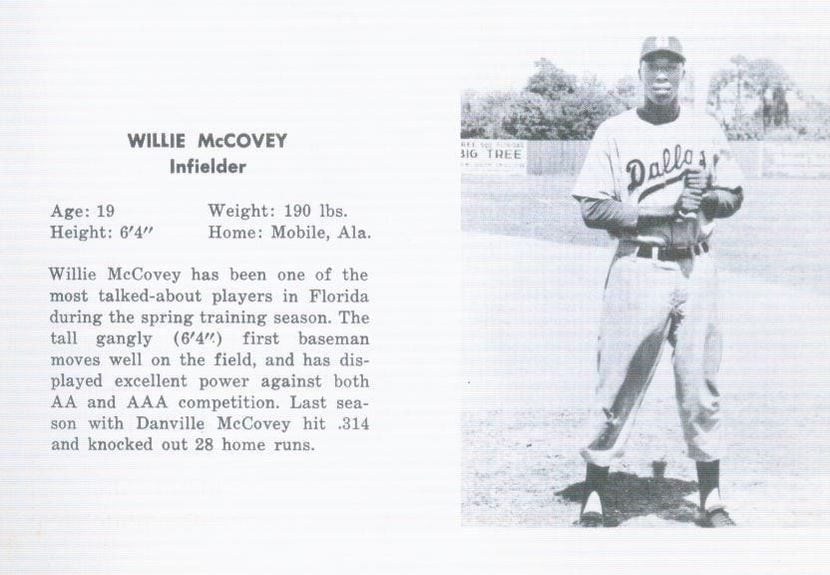 Baseball legend Willie McCovey has died; here's a look back at his one  season in Dallas