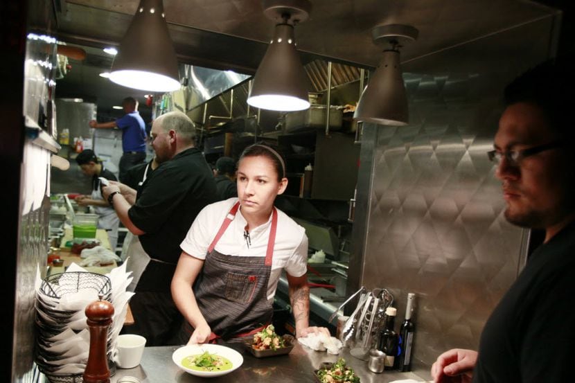 Chef Kirstyn Brewer, shown here in 2014 at Victor Tangos, will be executive chef at a modern...