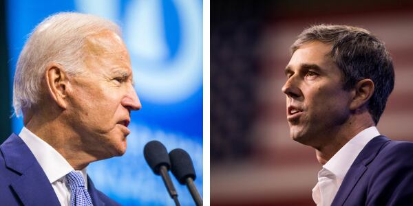 Joe Biden y Beto O'Rourke libran una cerrada lucha en Texas, según un sondeo de Univision
