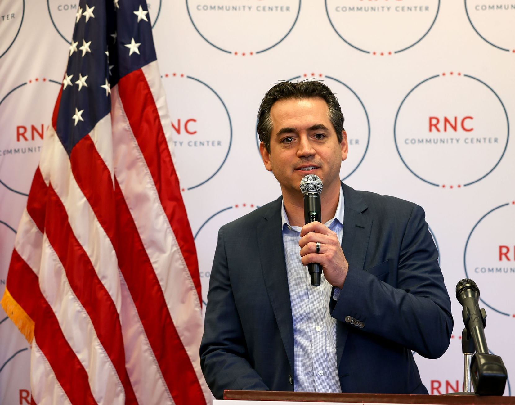 The Republican National Committee opens a community center in the Dallas area.  Matt...