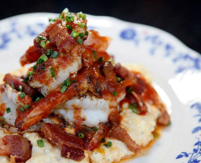 Shrimp and grits from the restaurant Ida Claire, on Tuesday, Sept. 29, 2015 in Addison. 
