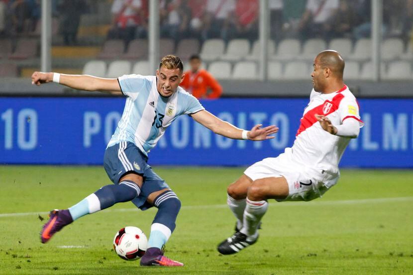 Ramiro Funes Mori y la selección argentina reciben a Paraguay el martes. Fotos AP
