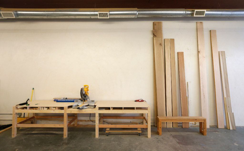 The wood shop is currently housed on the first floor, which has been a sport shop, a grocery...