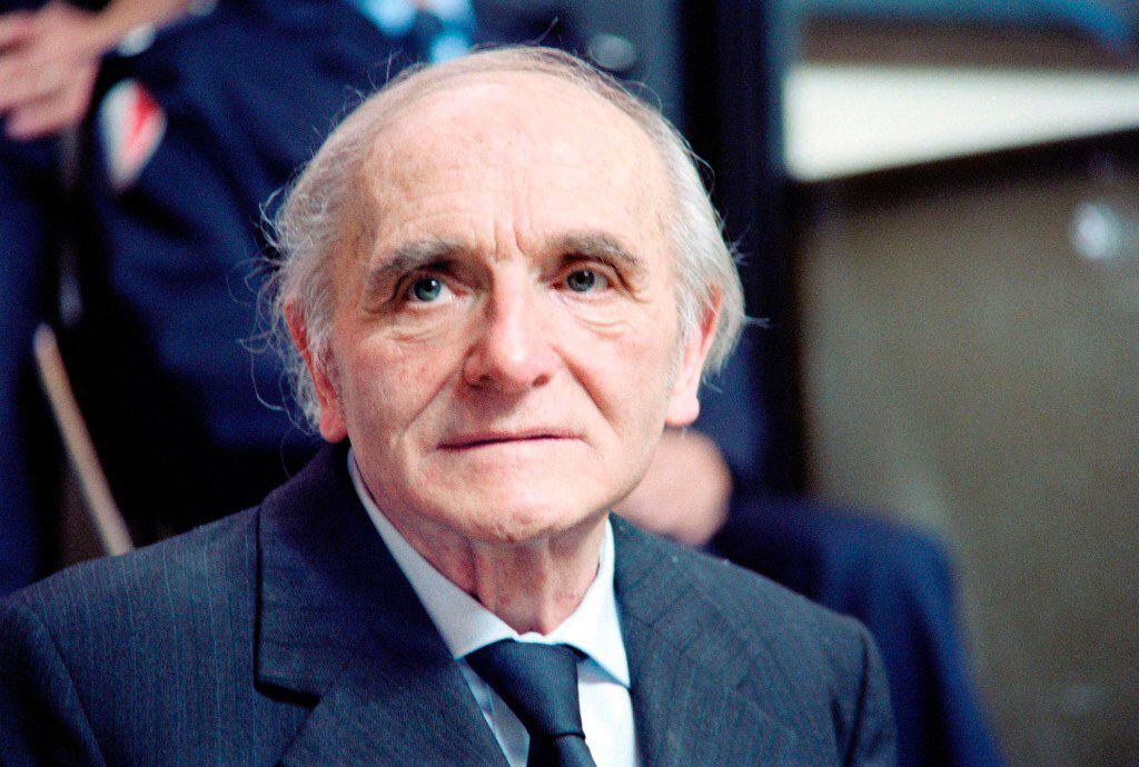 This file photo taken on May 11, 1987 shows former SS officer Klaus Barbie, the "Butcher of...