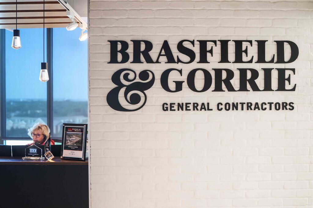 The Brasfield & Gorrie offices are shown in Dallas on Aug. 24.