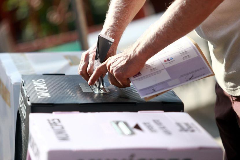 Una casilla electoral del Instituto Nacional Electroal del México.(AGENCIA REFORMA)
