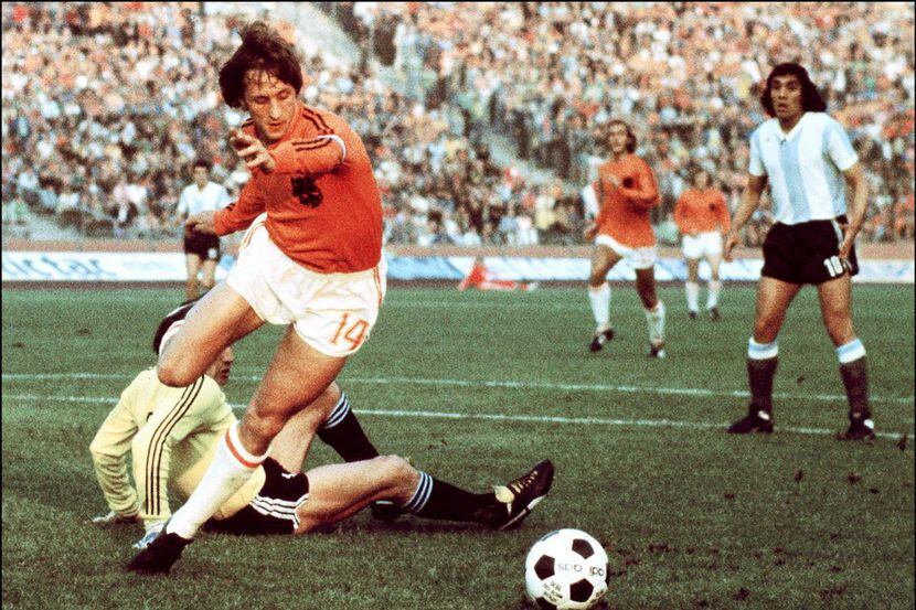 Johann Cryyff llevó a Holanda a la final del Mundial de futbol de 1974.(AFP/Getty Images)
