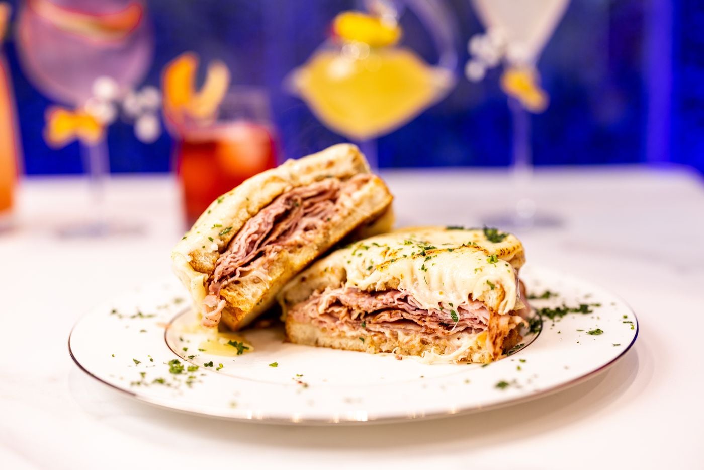 Among the sandwiches listed on La Parisienne French Bistro's menu in Frisco, the $15 Croque...