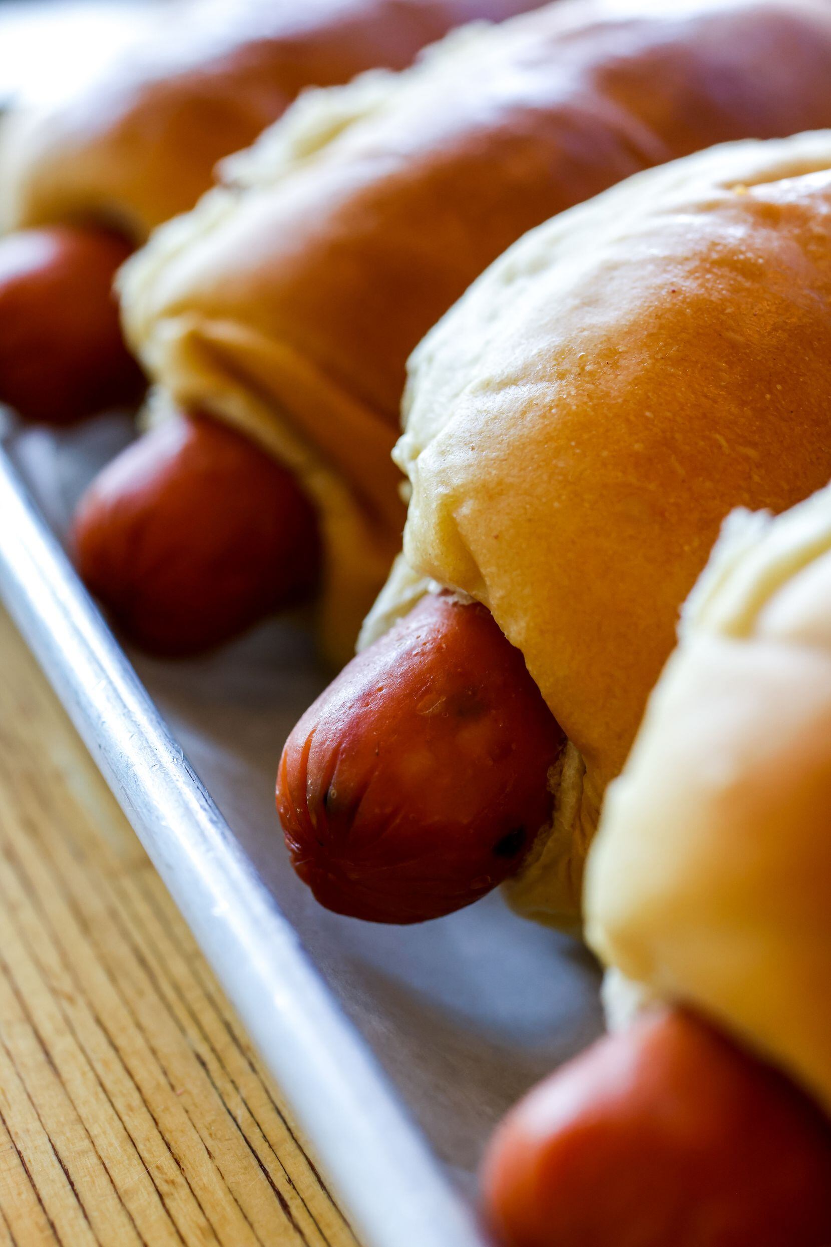 Jalapeño pigs in a blanket are one of the options at Detour Doughnuts in Frisco.