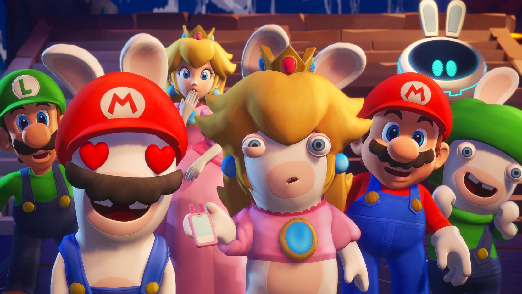 An image from the video game "Mario + Rabbids: Sparks of Hope" on the Nintendo Switch.
