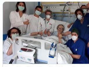 La Gazzetta di Modena informó sobre la primera paciente en recuperarse de covid-19 en un...