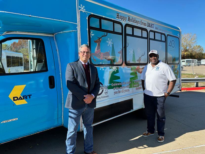 During a recent vision tour, Curtis Corbins  (right) of Southern Dallas Link met Marcelo...