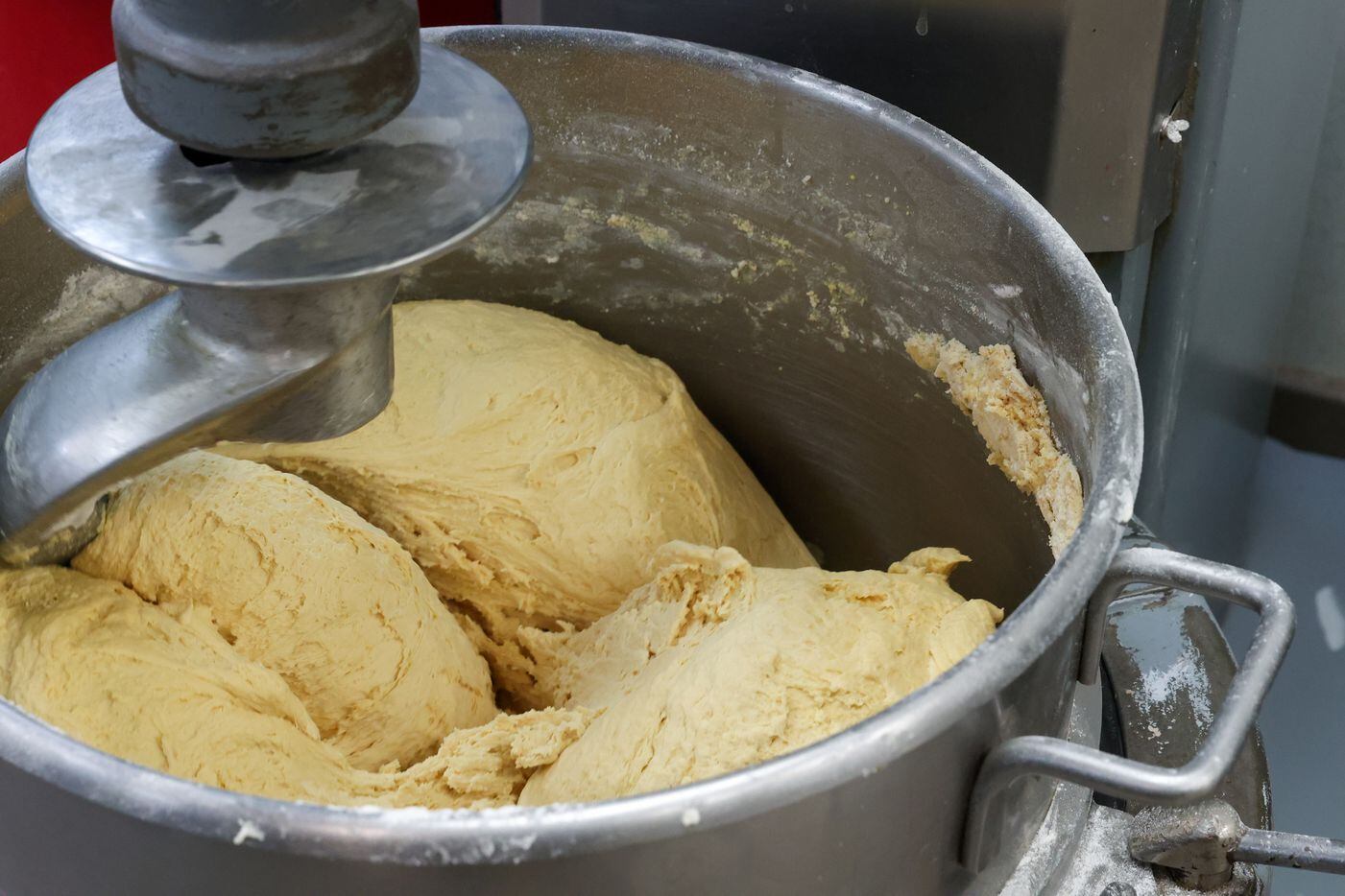 Dough for Rosca de Reyes is being kneaded at the Tango Bakery in Garland on Thursday, January 5...