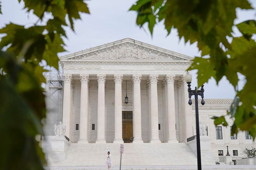 The U.S. Supreme Court as seen on Aug. 30 in Washington, D.C. The new term of the high court...