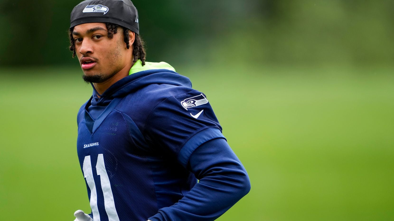 WATCH: Jaxon Smith-Njigba featured in Seahawks' '90s-era throwback