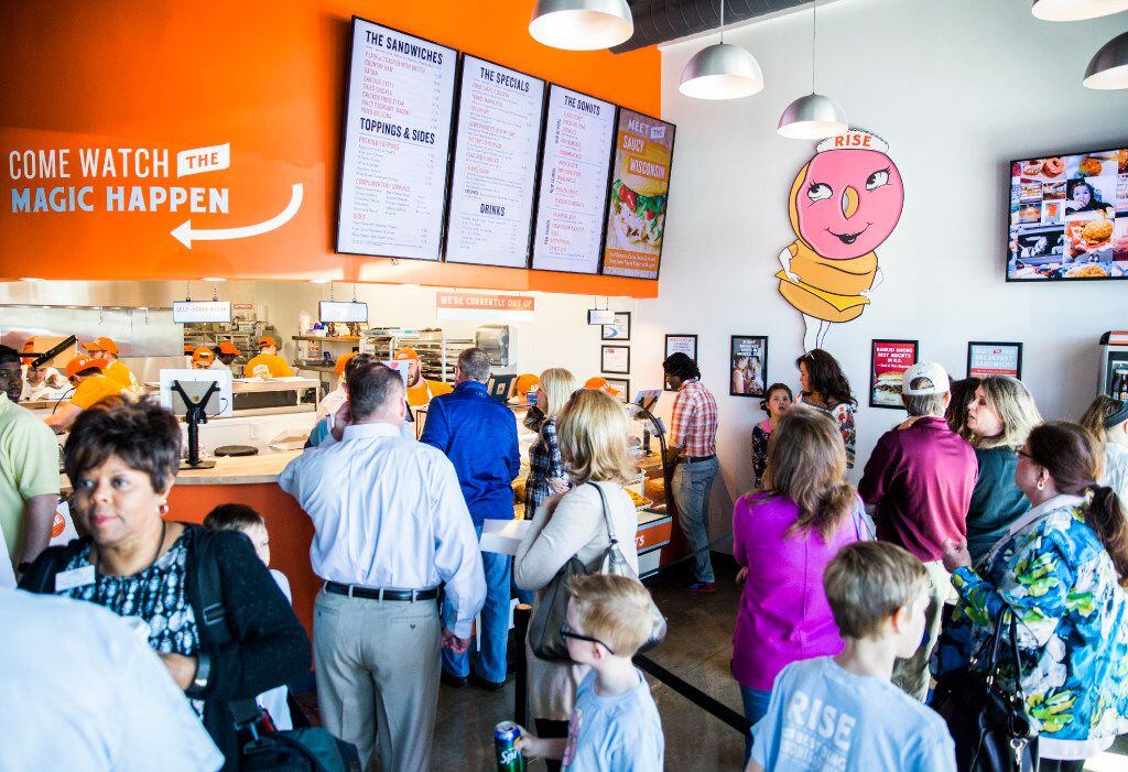 Rise Biscuits Donuts is now open in Allen -- and popular.